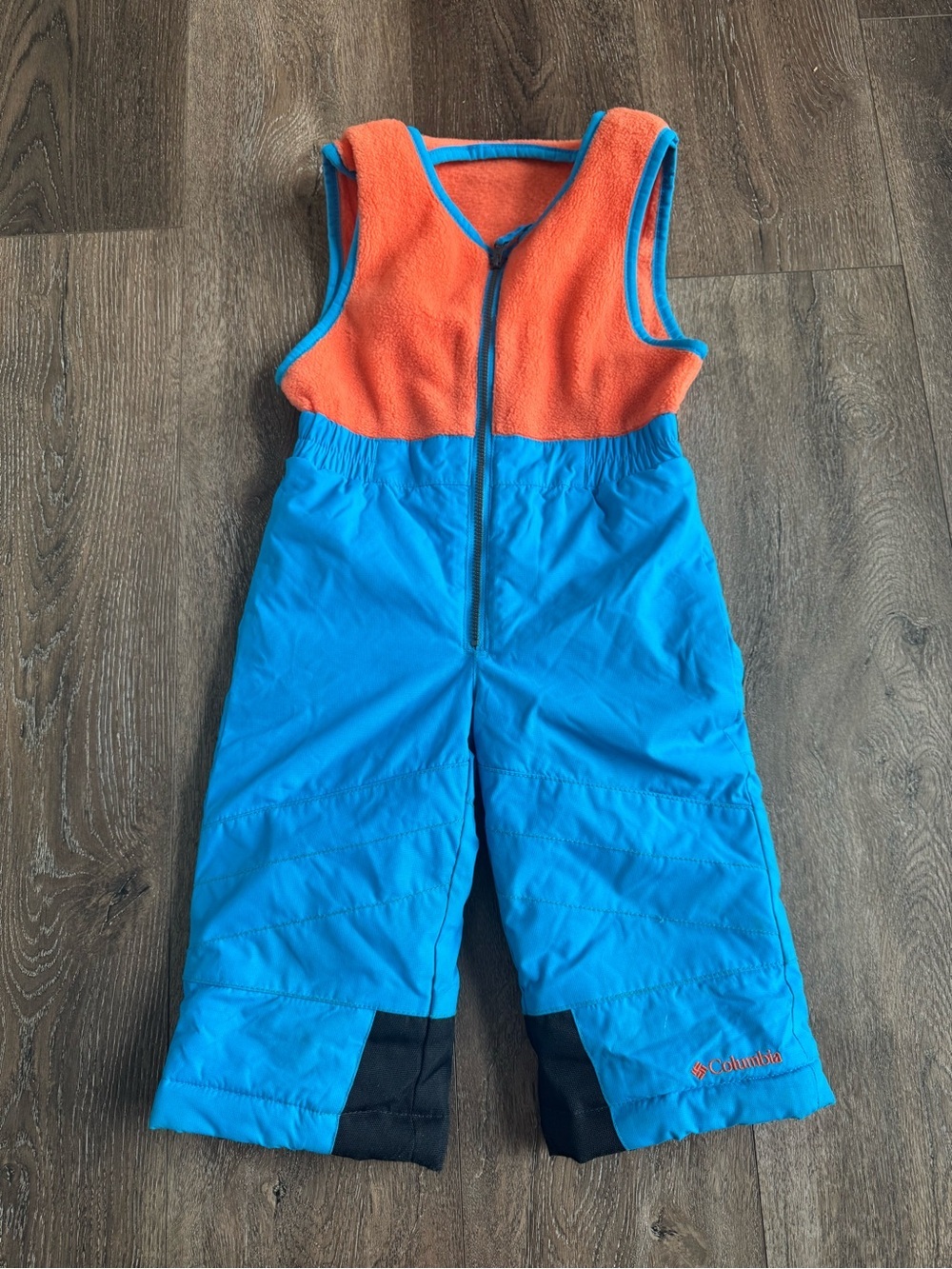 Columbia Gray, Bright Orange and Blue Winter Coat and Snow Suit Set Size 24 Mo - Picture 10 of 15